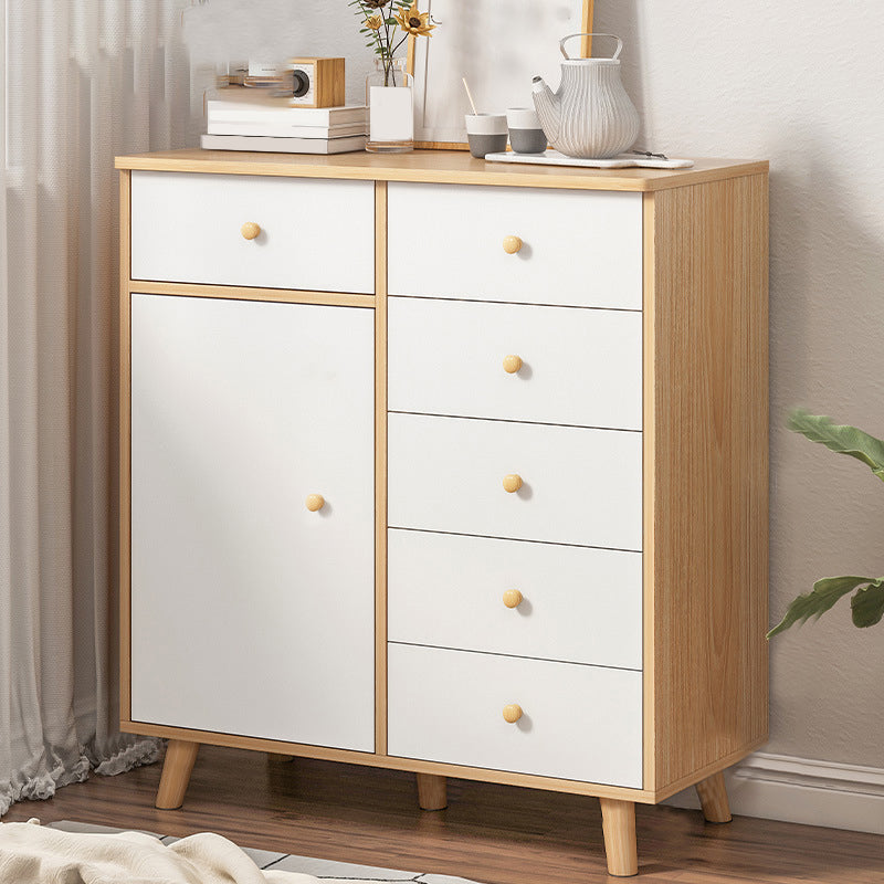 Commode de rangement contemporaine en bois avec 4/5/9 tiroirs