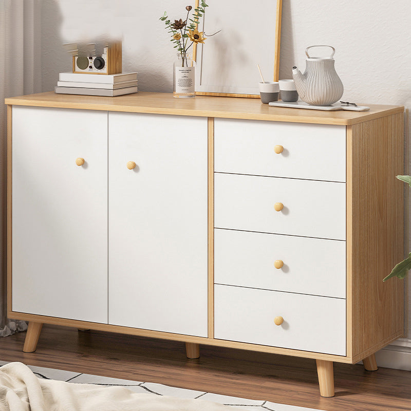 Commode de rangement contemporaine en bois avec 4/5/9 tiroirs