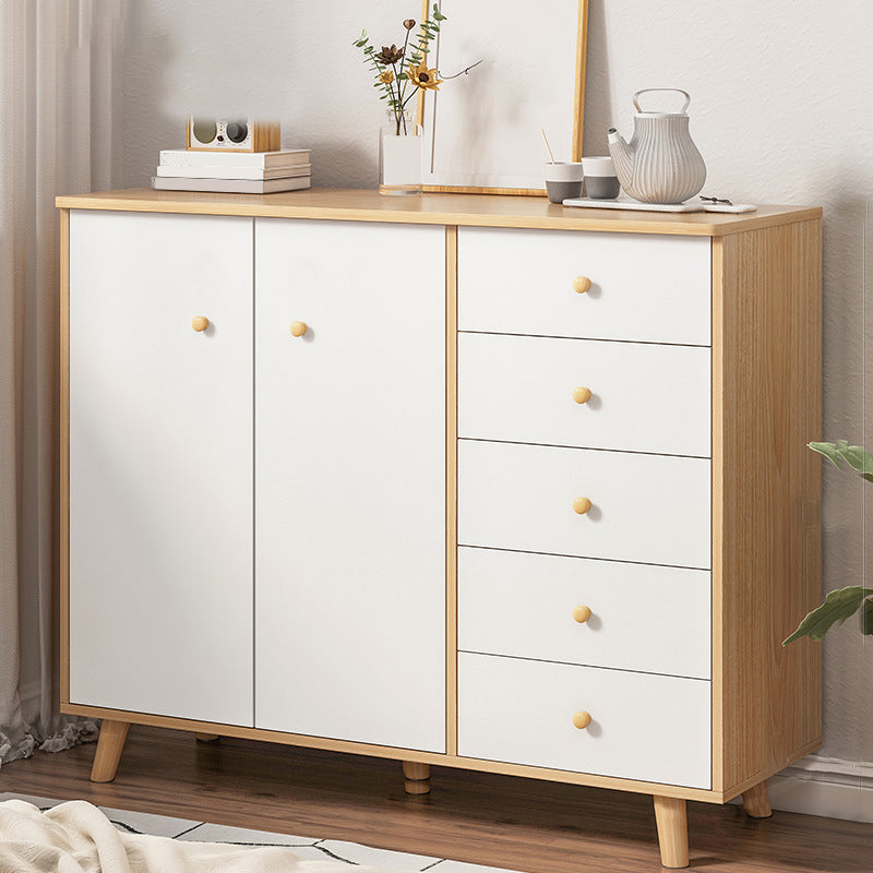 Commode de rangement contemporaine en bois avec 4/5/9 tiroirs