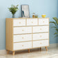 Commode de rangement contemporaine en bois avec 4/5/9 tiroirs
