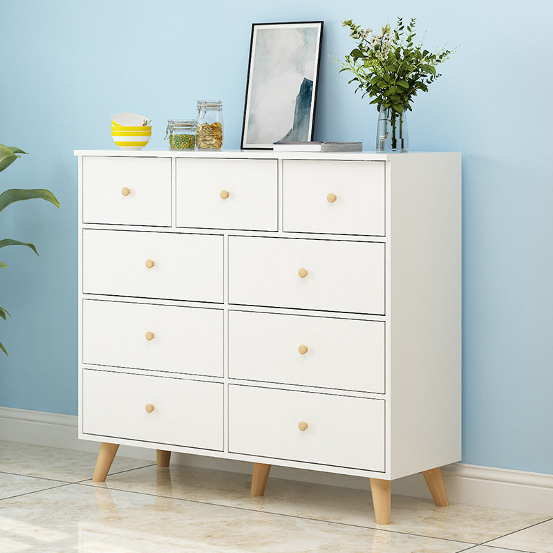 Commode de rangement contemporaine en bois avec 4/5/9 tiroirs