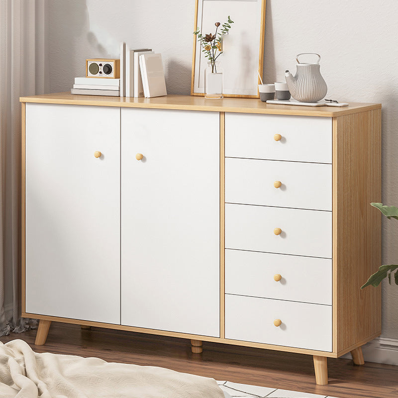 Commode de rangement contemporaine en bois avec 4/5/9 tiroirs
