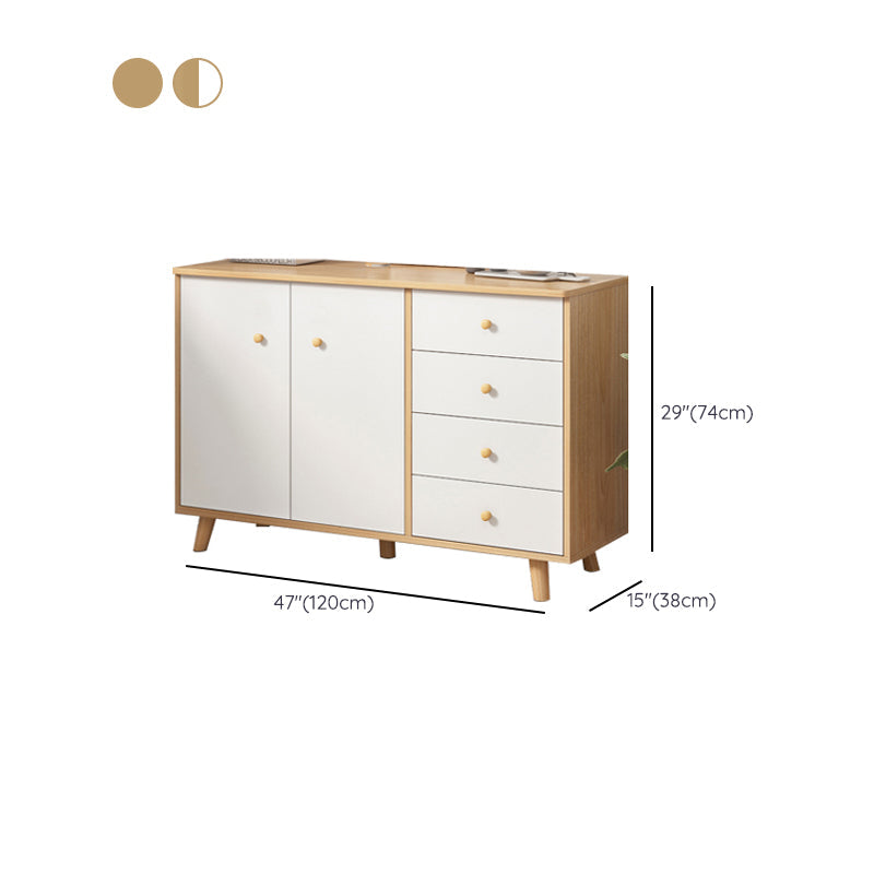 Commode de rangement contemporaine en bois avec 4/5/9 tiroirs