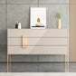 Classic Dresser Glam Storage Chest Dresser with 3/6 Drawers , 15.6 Inch Width