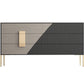 Classic Dresser Glam Storage Chest Dresser with 3/6 Drawers , 15.6 Inch Width