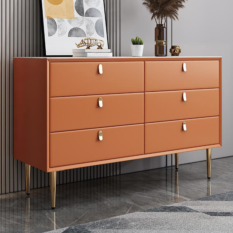 Classic Glam Storage Chest Stone Dresser with 5/6/7 Drawers , 15.6 Inch Width Clearhalo 'Bedroom Furniture' 'Dressers & Chests' 'dressers_chests' 'furn' 'furn_dressers_chests' 'Furniture' 7060490