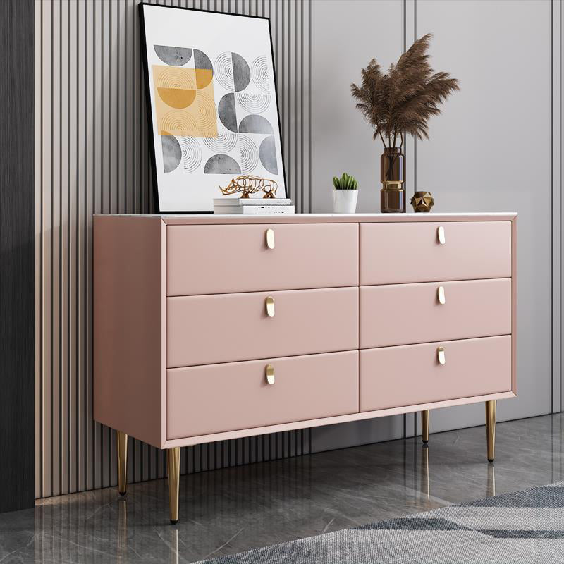 Classic Glam Storage Chest Stone Dresser with 5/6/7 Drawers , 15.6 Inch Width Clearhalo 'Bedroom Furniture' 'Dressers & Chests' 'dressers_chests' 'furn' 'furn_dressers_chests' 'Furniture' 7060506