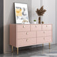 Classic Glam Storage Chest Stone Dresser with 5/6/7 Drawers , 15.6 Inch Width Clearhalo 'Bedroom Furniture' 'Dressers & Chests' 'dressers_chests' 'furn' 'furn_dressers_chests' 'Furniture' 7060508