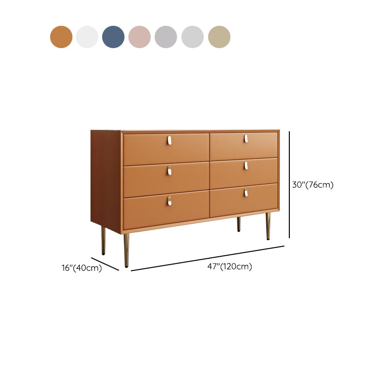 Classic Glam Storage Chest Stone Dresser with 5/6/7 Drawers , 15.6 Inch Width Clearhalo 'Bedroom Furniture' 'Dressers & Chests' 'dressers_chests' 'furn' 'furn_dressers_chests' 'Furniture' 7060520