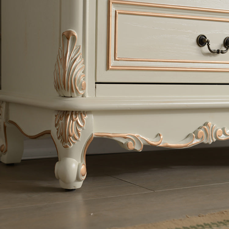 Cómoda de almacenamiento tradicional de madera maciza con 4/5/6/7 cajones