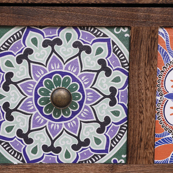 Coastal Storage Chest Solid Wood Dresser with 3/4/5/6 Drawers , 11.7 Inch Width