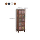 Coastal Storage Chest Solid Wood Dresser with 3/4/5/6 Drawers , 11.7 Inch Width