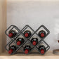 Modern Simple Tabletop Wine Rack Metal Black Wine Bottle Rack voor keuken