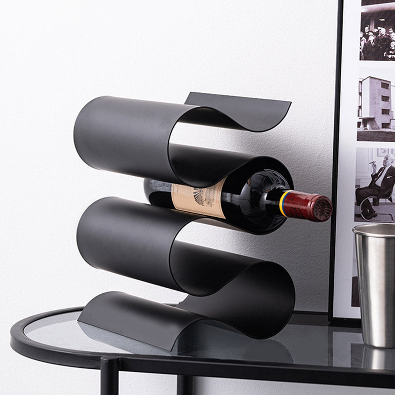 Modern Simple Tabletop Wine Rack Iron Wine Bottle Rack voor woonkamer