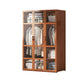Modern Style Wardrobe Cabinet Wood Clothes Rail Wardrobe Armoire