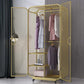 Modern Style Wardrobe Closet Metal Wardrobe Cabinet for Bedroom Clearhalo 'Armoires & Wardrobes' 'armoires_wardrobes' 'Bedroom Furniture' 'furn' 'furn_armoires_wardrobes' 'Furniture' 7061451