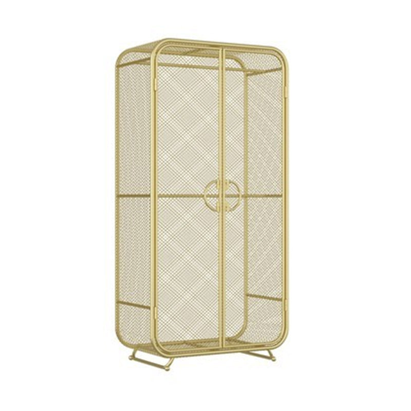Modern Style Wardrobe Closet Metal Wardrobe Cabinet for Bedroom Clearhalo 'Armoires & Wardrobes' 'armoires_wardrobes' 'Bedroom Furniture' 'furn' 'furn_armoires_wardrobes' 'Furniture' 7061460