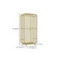 Modern Style Wardrobe Closet Metal Wardrobe Cabinet for Bedroom Clearhalo 'Armoires & Wardrobes' 'armoires_wardrobes' 'Bedroom Furniture' 'furn' 'furn_armoires_wardrobes' 'Furniture' 7061481