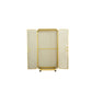 Modern Style Wardrobe Cabinet Metal Clothes Rail Wardrobe Armoire for Bedroom Brass Gold Clearhalo 'Armoires & Wardrobes' 'armoires_wardrobes' 'Bedroom Furniture' 'furn' 'furn_armoires_wardrobes' 'Furniture' 7061497