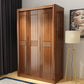 French Country Style Ward Armoire Wooden Wardrobe for Bedroom Armoire 51"L x 24"W x 83"H Brown Clearhalo 'Armoires & Wardrobes' 'armoires_wardrobes' 'Bedroom Furniture' 'furn' 'furn_armoires_wardrobes' 'Furniture' 7061548