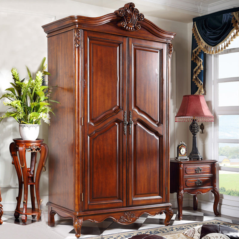 French Country Wardrobe Armoire Wood Wardrobe Closet for Bedroom