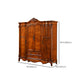 French Country Wardrobe Armoire Wood Wardrobe Closet for Bedroom