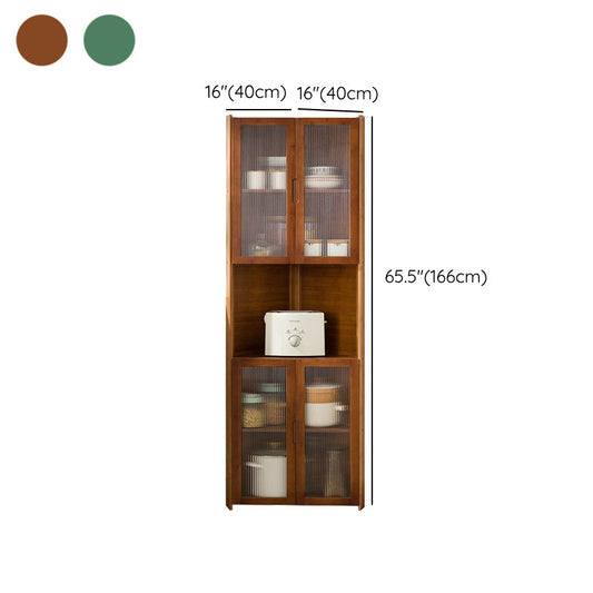 Tavolo della credenza in bambù con scaffali Dining Server contemporaneo