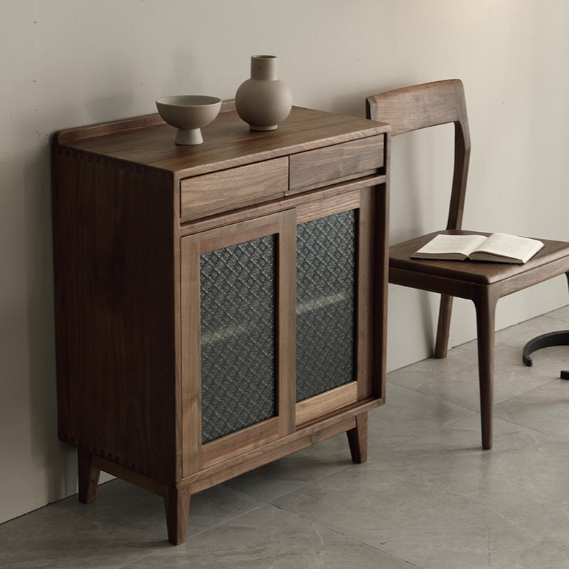 Pine Solid Wood Buffet Server with Drawers Modern Dining Server Clearhalo 'buffet_sideboard' 'Buffets & Sideboards' 'furn' 'furn_buffet_sideboard' 'Furniture' 'Kitchen & Dining Furniture' 7061817