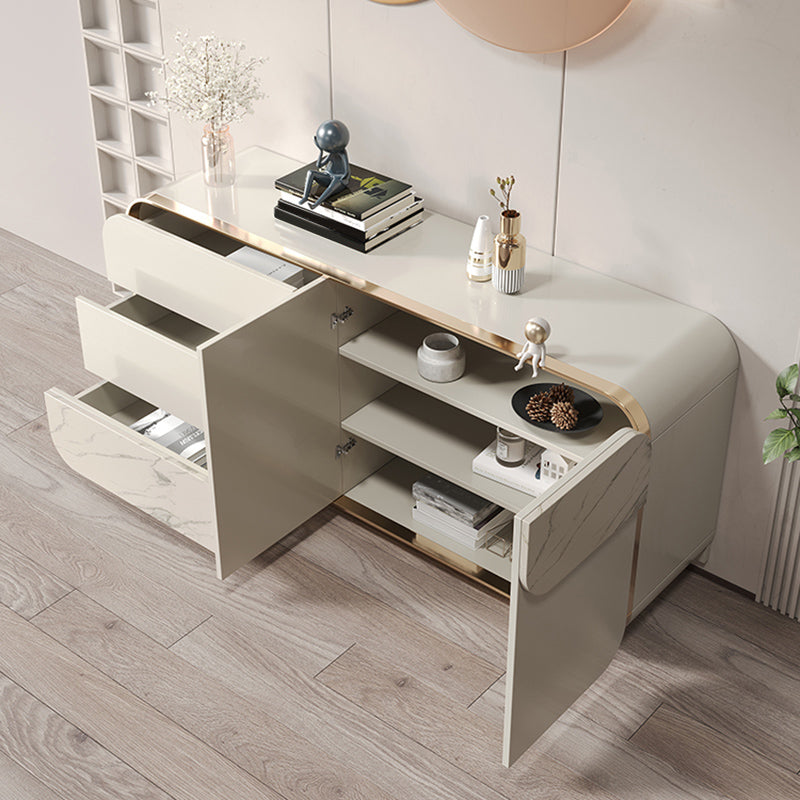 Armadietto contemporaneo di sideboard con cassetti del tavolo di sideboard in legno