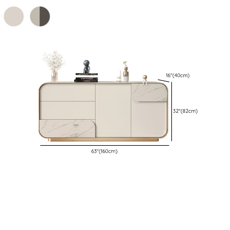 Armadietto contemporaneo di sideboard con cassetti del tavolo di sideboard in legno