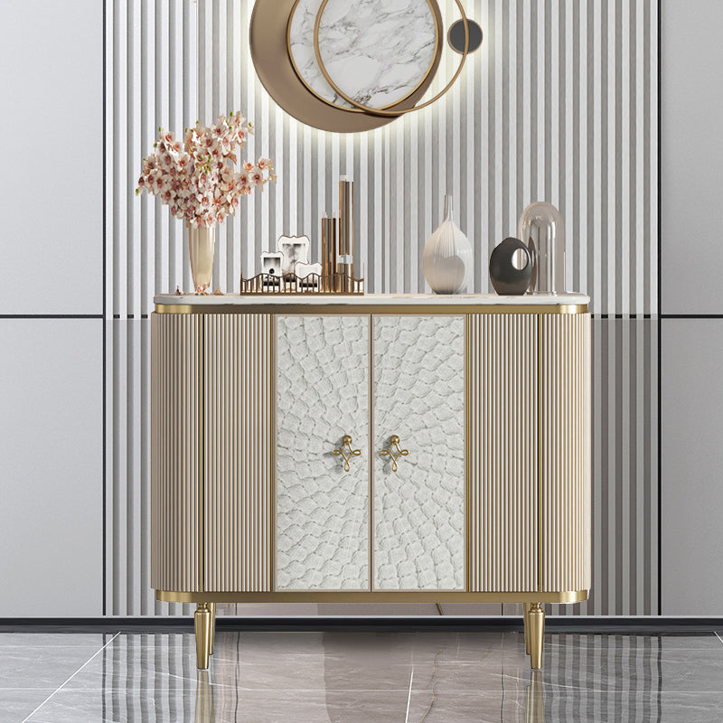 Glam Sideboard Cabinet Stone e Server a buffet ingegnerizzato in legno