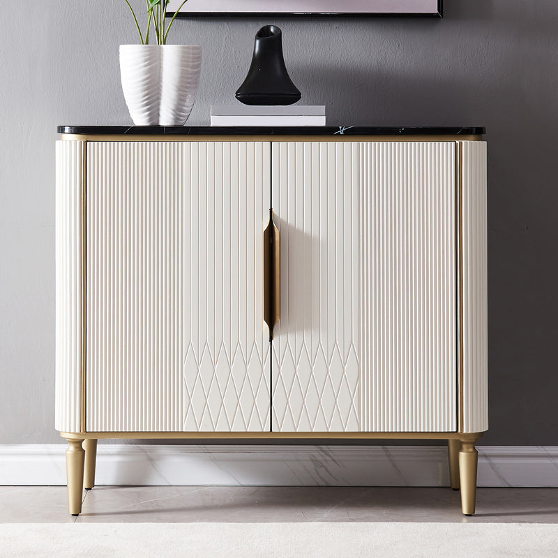 Glam Sideboard Cabinet Stone e Server a buffet ingegnerizzato in legno
