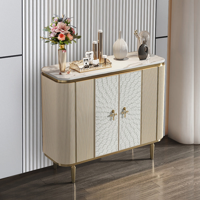 Glam Sideboard Cabinet Stone e Server a buffet ingegnerizzato in legno
