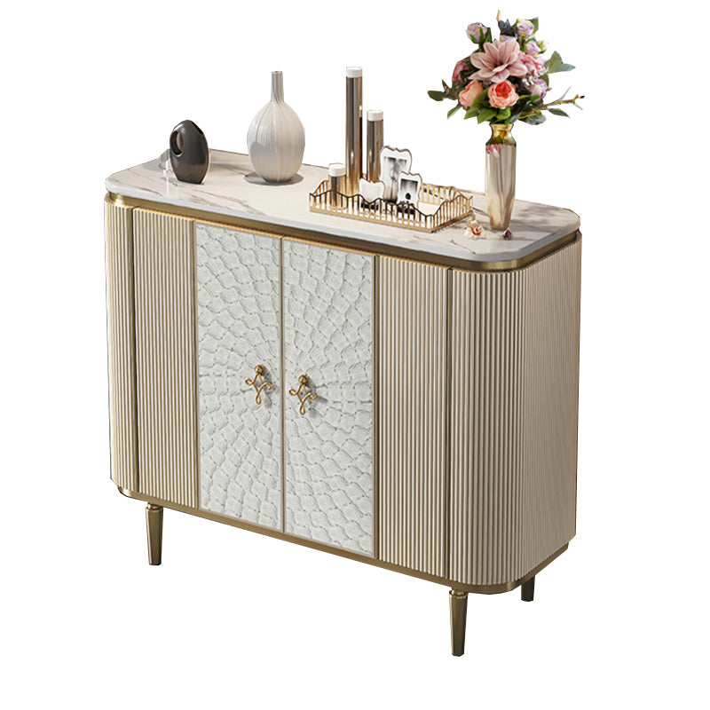 Glam Sideboard Cabinet Stone e Server a buffet ingegnerizzato in legno