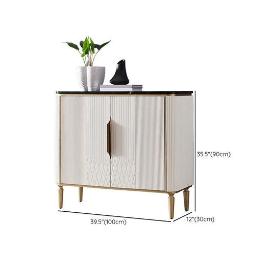 Glam Sideboard Cabinet Stone e Server a buffet ingegnerizzato in legno