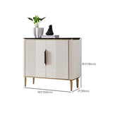 Glam Sideboard Cabinet Stone e Server a buffet ingegnerizzato in legno
