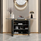 Glam Buffet Server ingegnerizzato in legno e credenza in pietra