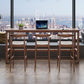 Modern Indoor Bar Dining Table Rectangle Trestle Wood Bar Table Clearhalo 'Bar Furniture' 'Bar Tables' 'bar_tables' 'furn' 'furn_bar_tables' 'Furniture' 'Kitchen & Dining Furniture' 7061928