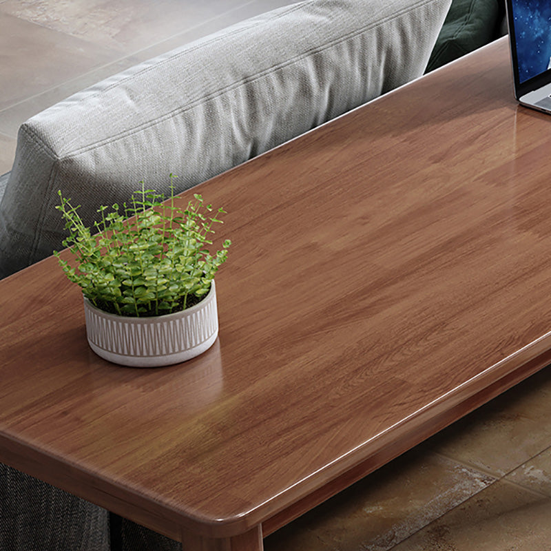 Modern Indoor Bar Dining Table Rectangle Trestle Wood Bar Table Clearhalo 'Bar Furniture' 'Bar Tables' 'bar_tables' 'furn' 'furn_bar_tables' 'Furniture' 'Kitchen & Dining Furniture' 7061934