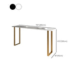 Glam indoor bar eettafel witte marmeren rechthoek barhoogte pubtafel