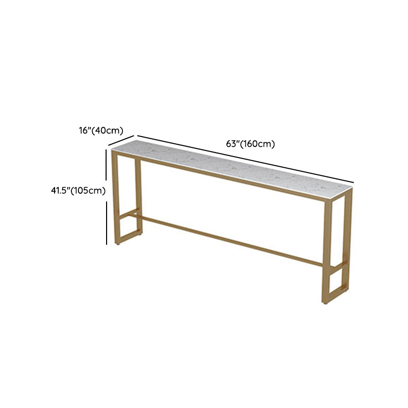 Glam Pub Table Set 1/2/4 Pieces Faux Marble Bar table with Backless Stools Clearhalo 'Bar Furniture' 'furn' 'furn_home_bar_bar_sets' 'Furniture' 'Home Bars & Bar Sets' 'home_bar_bar_sets' 'Kitchen & Dining Furniture' 7062041