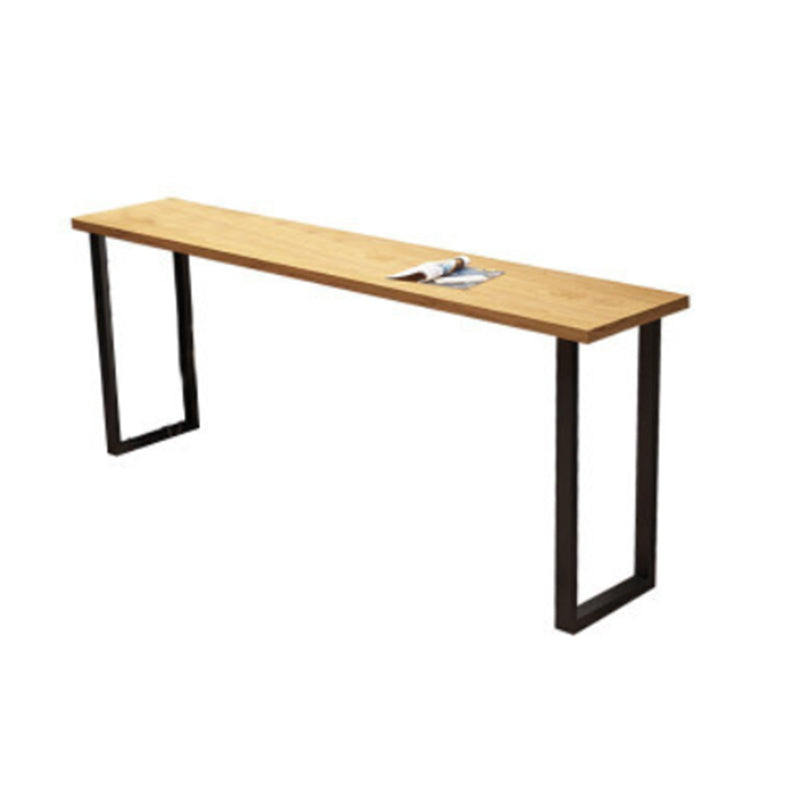 Contemporary Rectangle Bar Table Set 1/5 Pcs Solid Wood Bar Table and Stools Table 1 Piece Clearhalo 'Bar Furniture' 'furn' 'furn_home_bar_bar_sets' 'Furniture' 'Home Bars & Bar Sets' 'home_bar_bar_sets' 'Kitchen & Dining Furniture' 7062053