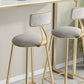 Juego de mesa de bar con pedestal doble moderno, mesa de bar con estructura de hierro de 1/3 piezas y taburetes