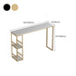 Juego de mesa de bar con pedestal doble moderno, mesa de bar con estructura de hierro de 1/3 piezas y taburetes