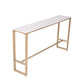 Juego de mesa de bar rectangular Glam, mesa de bar con estructura de hierro de 1/5 piezas y taburetes tapizados