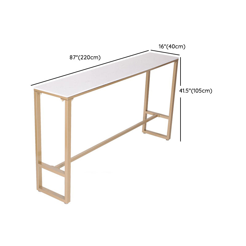 Juego de mesa de bar rectangular Glam, mesa de bar con estructura de hierro de 1/5 piezas y taburetes tapizados