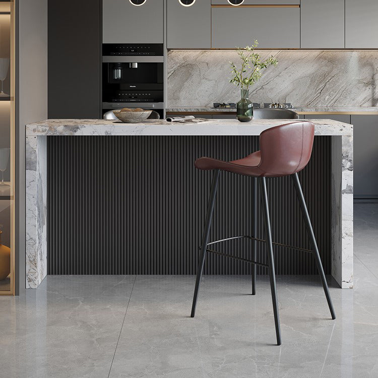 1/2 Pieces Table and Stool Set Rectangular Counter Height Set Table & Chair(s) 55.1"L x 23.6"W x 39.4"H Gray Black Clearhalo 'Bar Furniture' 'furn' 'furn_home_bar_bar_sets' 'Furniture' 'Home Bars & Bar Sets' 'home_bar_bar_sets' 'Kitchen & Dining Furniture' 7062170