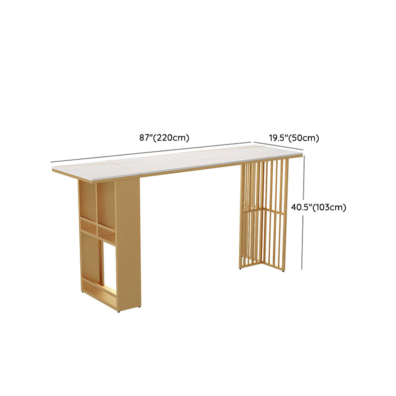 Zeitgenössisches Kneipentisch-Set, 1/2/7-teilig, rechteckiges Tisch- und Hocker-Set