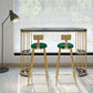 Ensemble de Table et tabourets 1/2/3 pièces, ensemble de Table de Bar et de pub ovale moderne