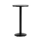 1/3 Pieces Counter Height Pub Set Modern Round Table and Stool Set Table Light Gray-Black 1 Piece Clearhalo 'Bar Furniture' 'furn' 'furn_home_bar_bar_sets' 'Furniture' 'Home Bars & Bar Sets' 'home_bar_bar_sets' 'Kitchen & Dining Furniture' 7062223